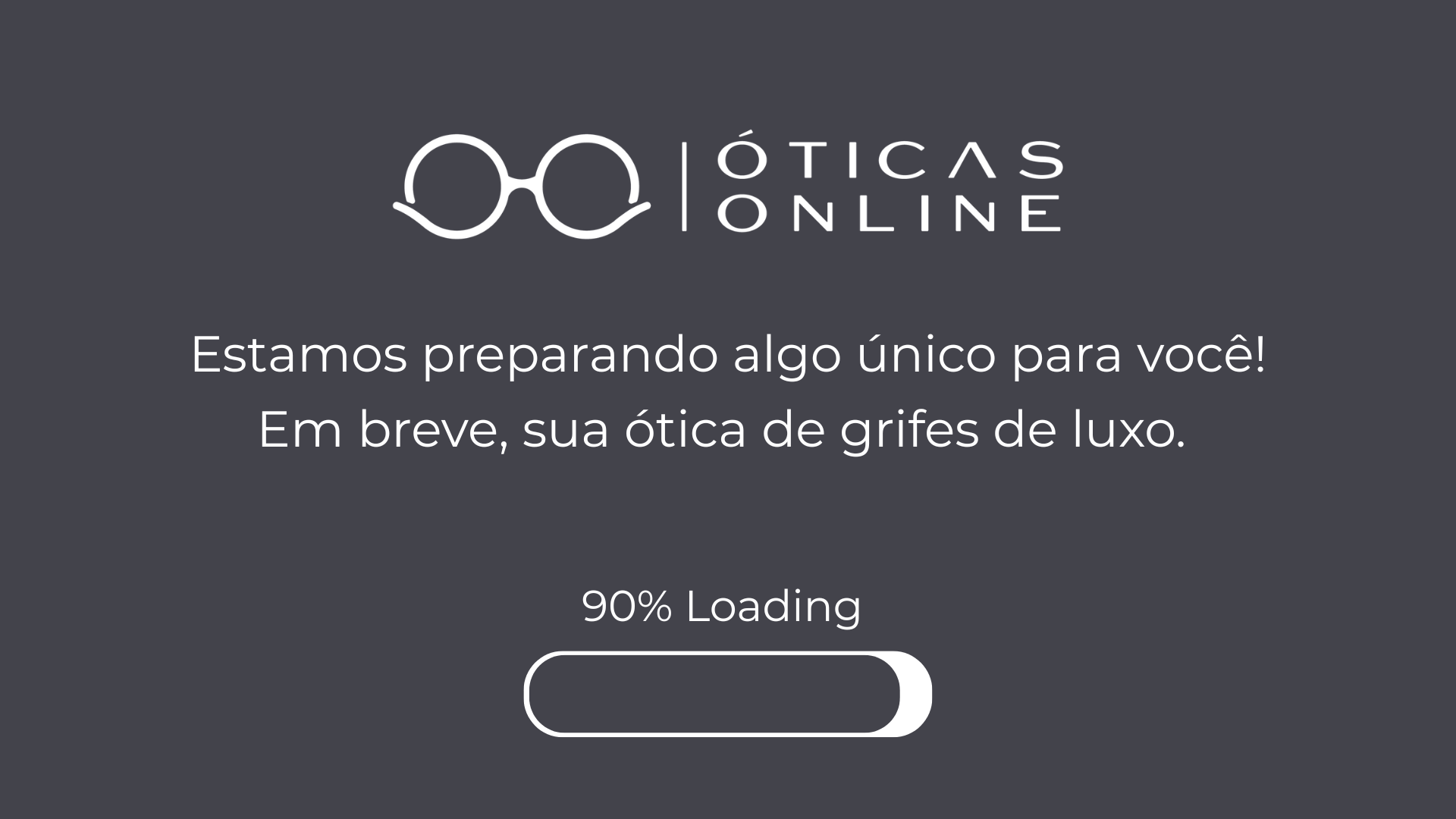 Óticas Online - Em breve novo site